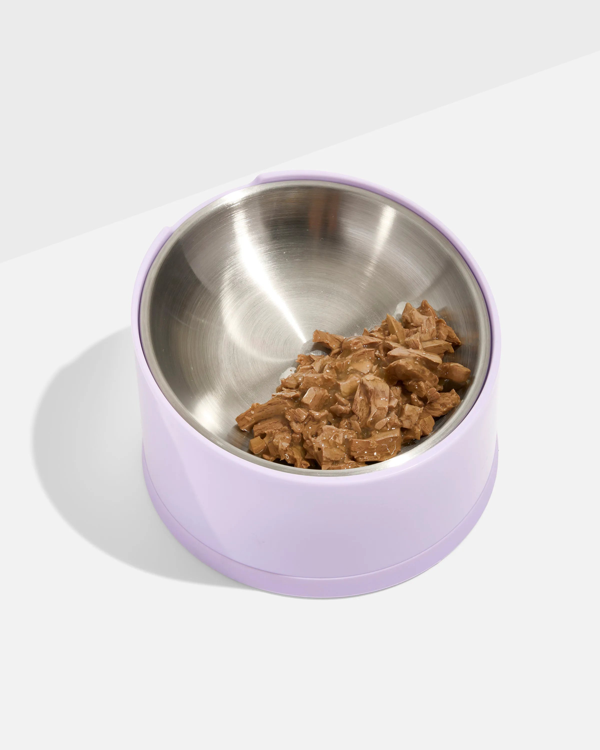 Angled Cat Food Bowl